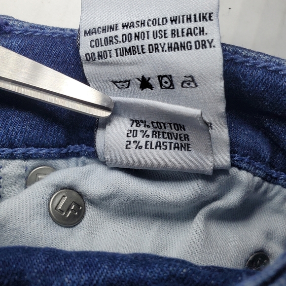 Lovers + Friends Stretch High Rise Skinny Jeans Sz 24 - Picture 14 of 14